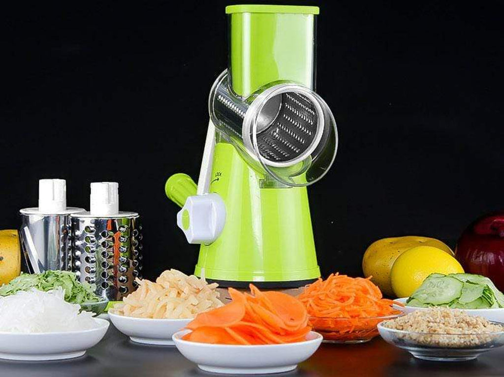 Manual Food Chopper & Vegetable Slicer | Multifunction Kitchen Cutter | Easy Pull Food Processor