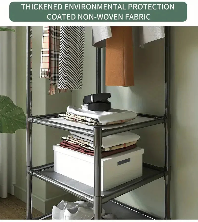Premium Multifunctional Corner Coat Rack | Nail-Free Installation | Space Saving Wall Organizer with Hooks