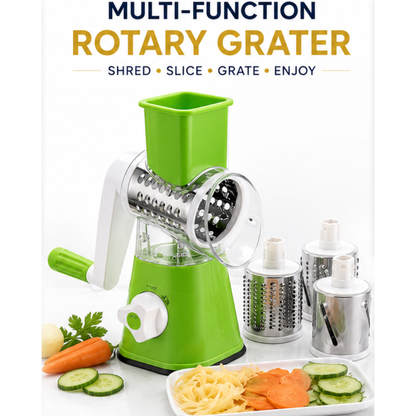 Manual Food Chopper & Vegetable Slicer | Multifunction Kitchen Cutter | Easy Pull Food Processor