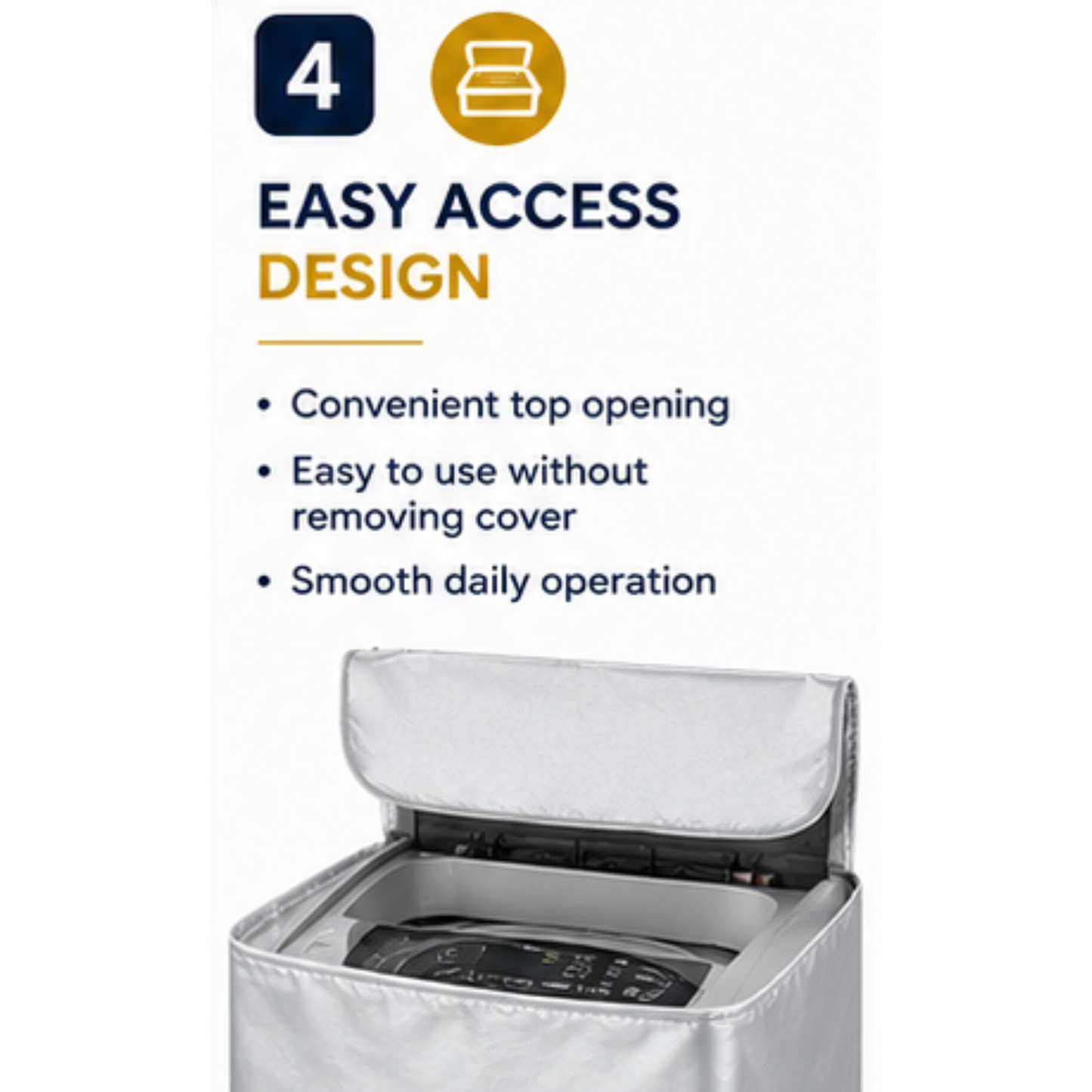 Premium Waterproof Washing Machine Cover | Single Tub Dustproof Protector | High Quality