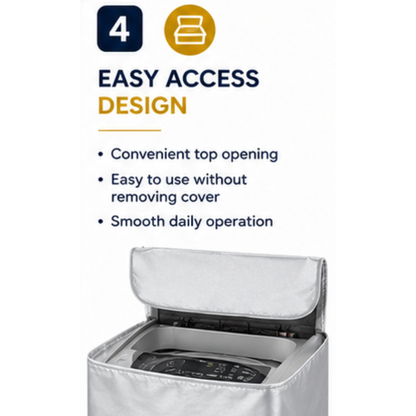 Premium Waterproof Washing Machine Cover | Single Tub Dustproof Protector | High Quality