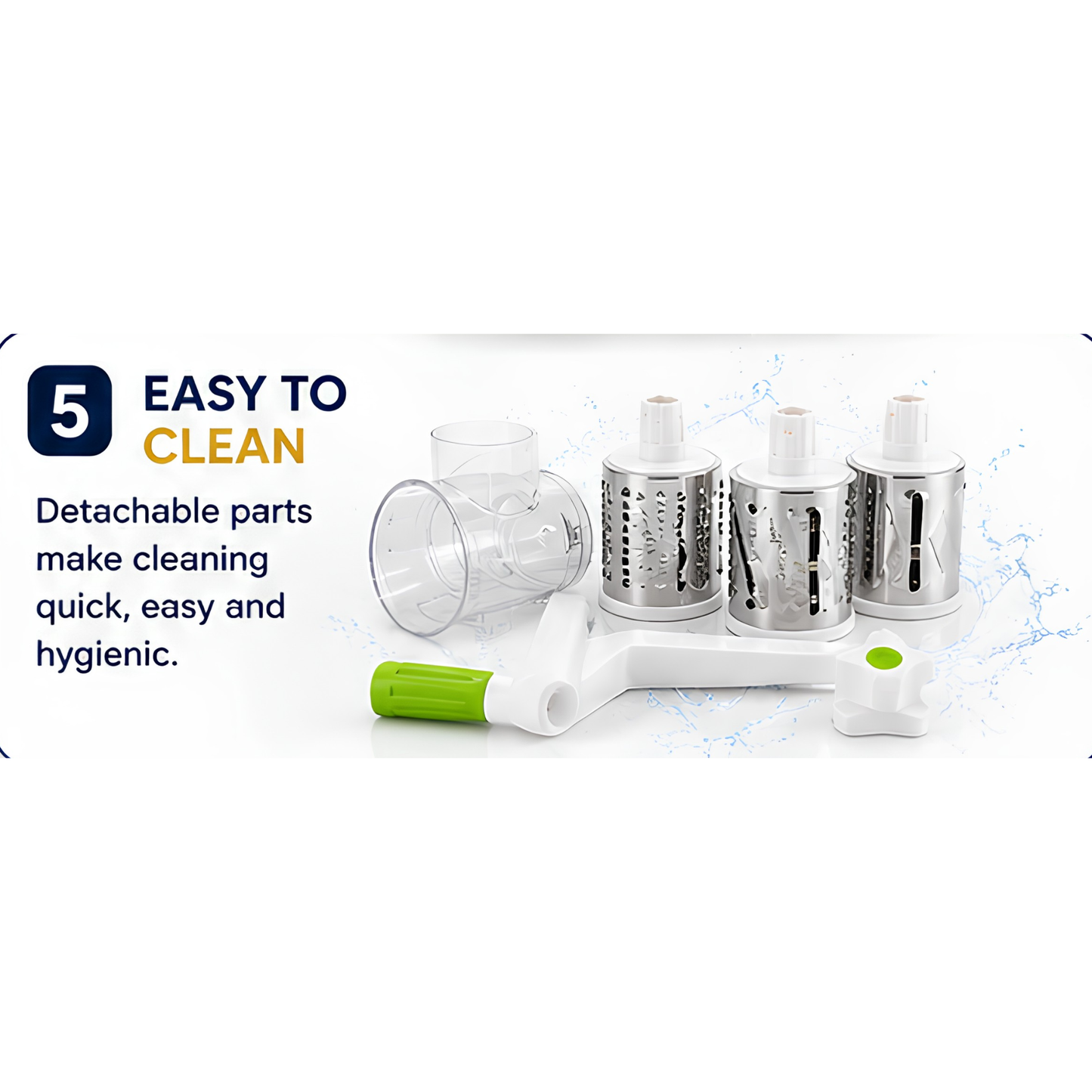 Manual Food Chopper & Vegetable Slicer | Multifunction Kitchen Cutter | Easy Pull Food Processor