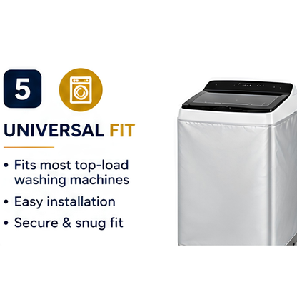 Premium Waterproof Washing Machine Cover | Single Tub Dustproof Protector | High Quality