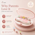Baby Electric Nail Care Kit | Gentle Nail Trimmer & Manicure Set | Safe for Infants