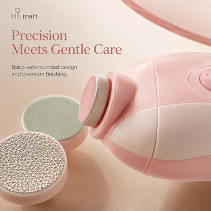 Baby Electric Nail Care Kit | Gentle Nail Trimmer & Manicure Set | Safe for Infants