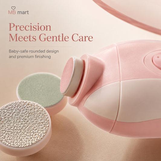 Baby Electric Nail Care Kit | Gentle Nail Trimmer & Manicure Set | Safe for Infants