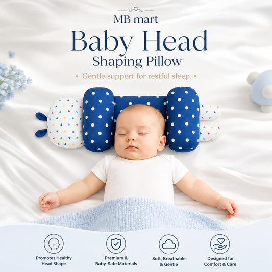 Newborn Baby Head Support Cushion | Adjustable Soft Pillow | Comfortable Infant Support