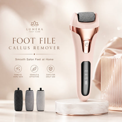 Rechargeable Electric Pedi Foot Filer | Professional Callus Remover for Dry, Cracked & Dead Skin | Portable Pedicure Tool for Soft, Smooth Feet