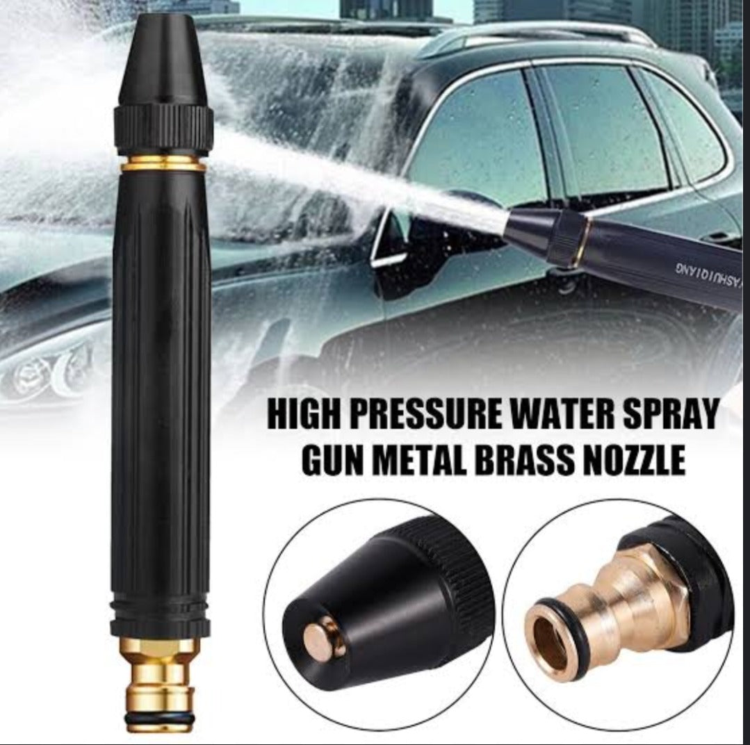 High Pressure Water Spray Nozzle | Adjustable Garden Hose Spray Gun