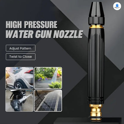 High Pressure Water Spray Nozzle | Adjustable Garden Hose Spray Gun