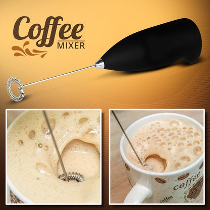 2-in-1 Electric Coffee Beater | USB Rechargeable Milk Frother | Portable Kitchen Mixer