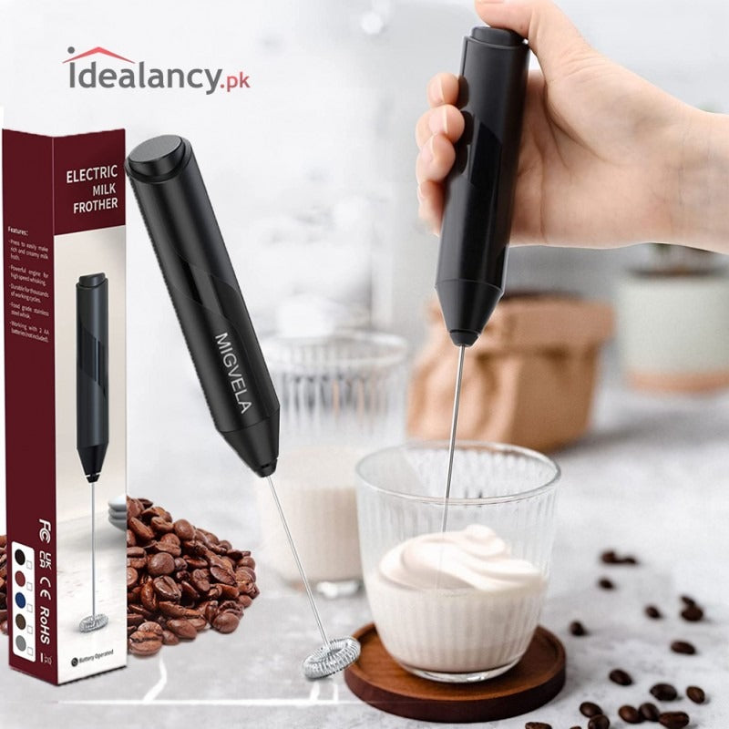 2-in-1 Electric Coffee Beater | USB Rechargeable Milk Frother | Portable Kitchen Mixer