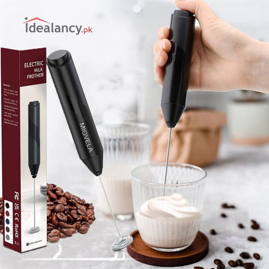 2-in-1 Electric Coffee Beater | USB Rechargeable Milk Frother | Portable Kitchen Mixer